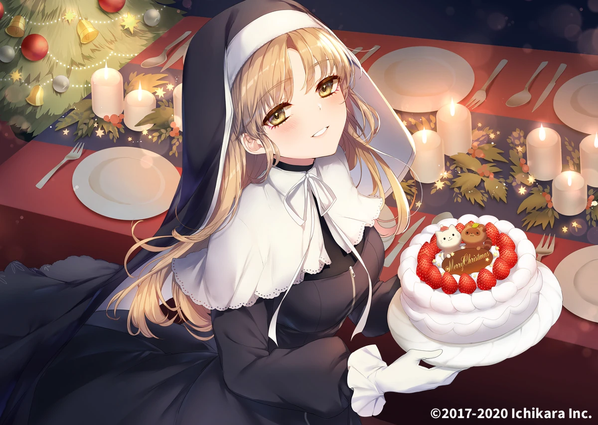 NIJISANJI Monthly Voice 2020 - December Illustration<br>by Nekosan