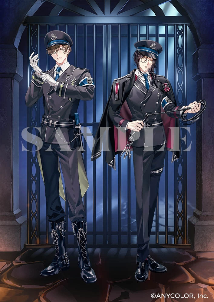 NIJISANJI -Prison Guard- Goods Illustration by Mano