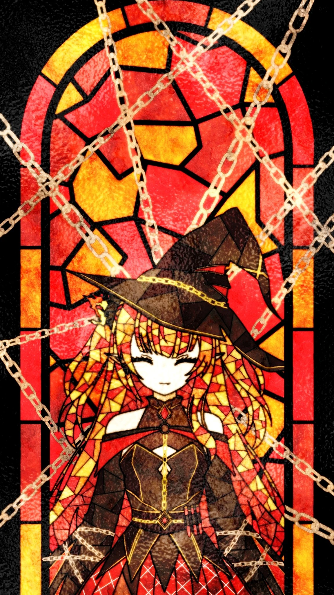 Ruby in a mosaic, by Cybeast24