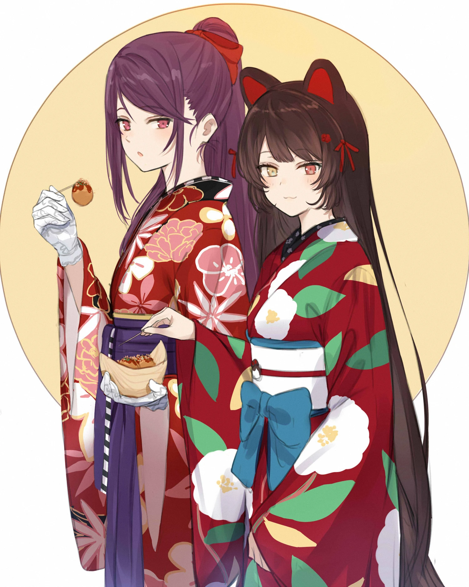 Gundo Mirei and Inui Toko by Issiki