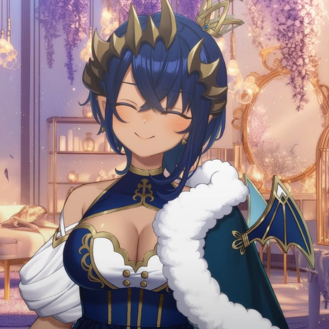 Short Hair, Crown and Cape