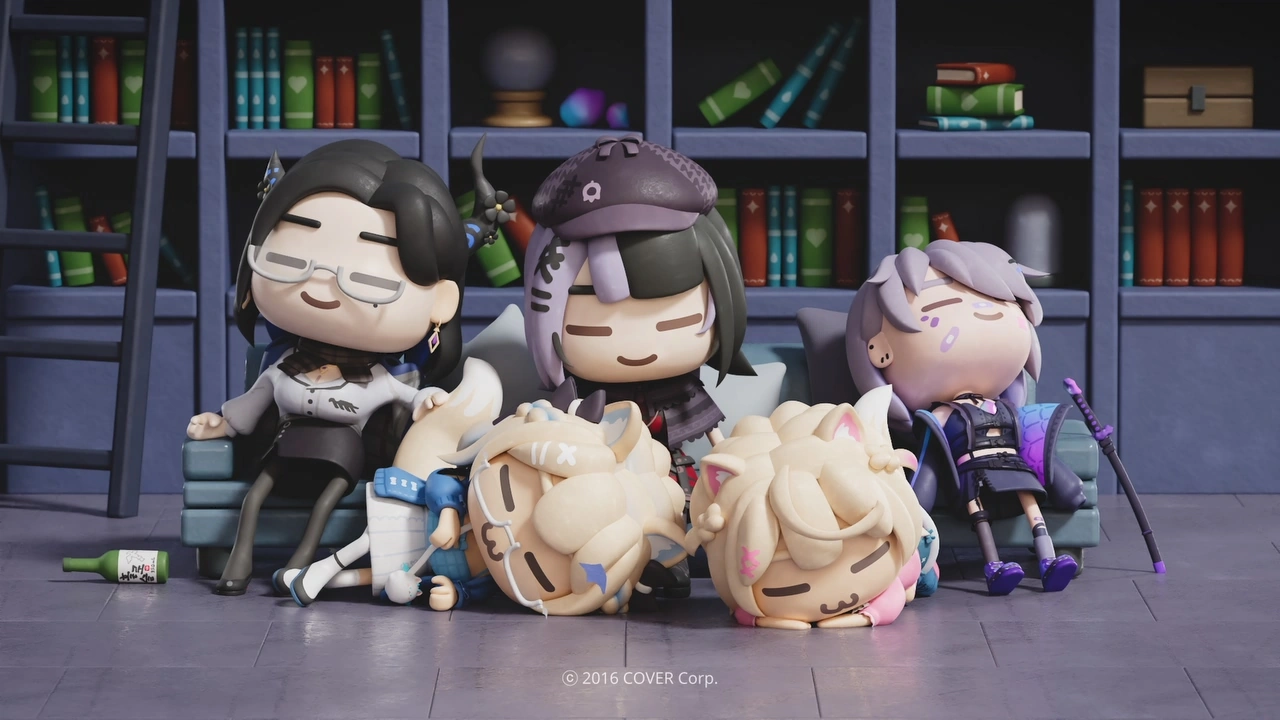 hololive English -Advent- Hairstyle Swap Illustration<br>by Mushi