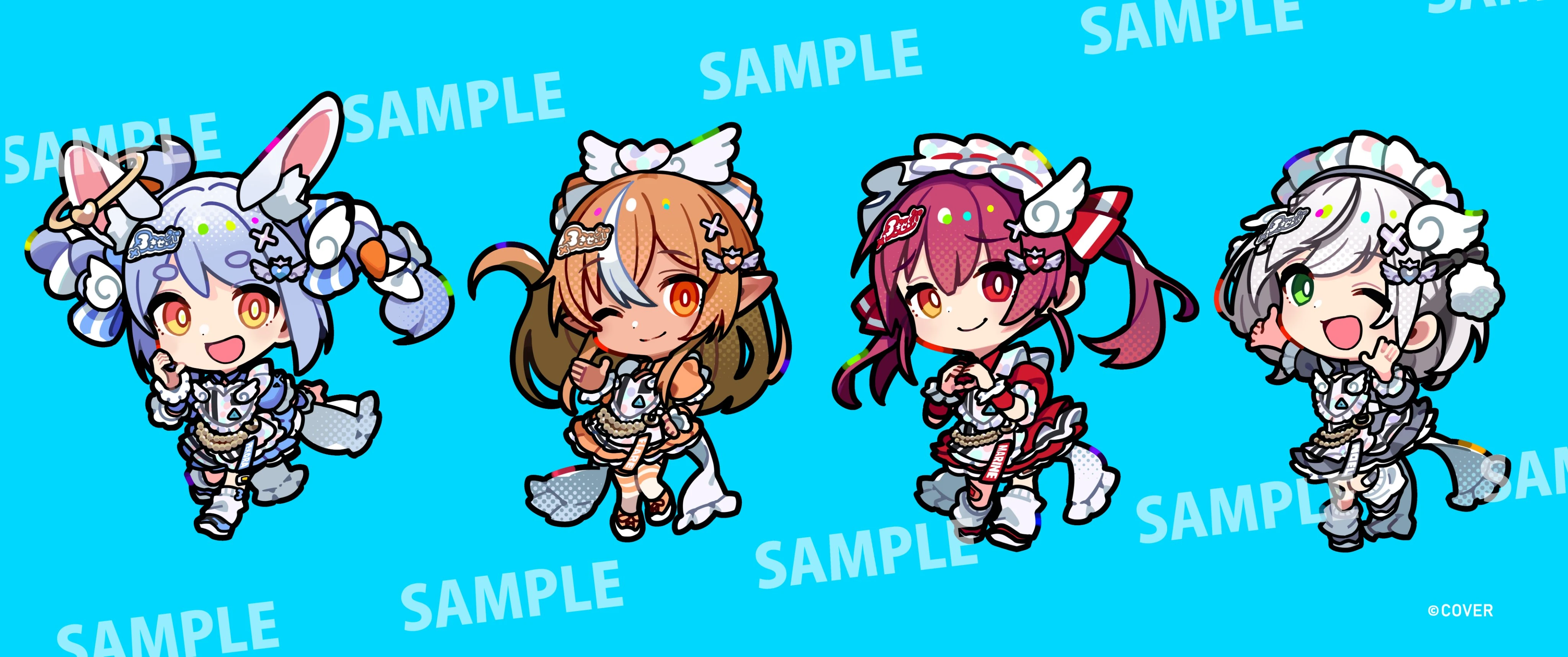 hololive Fantasy #OperationHeartfulCuties Concert Merch by Kurumitsu