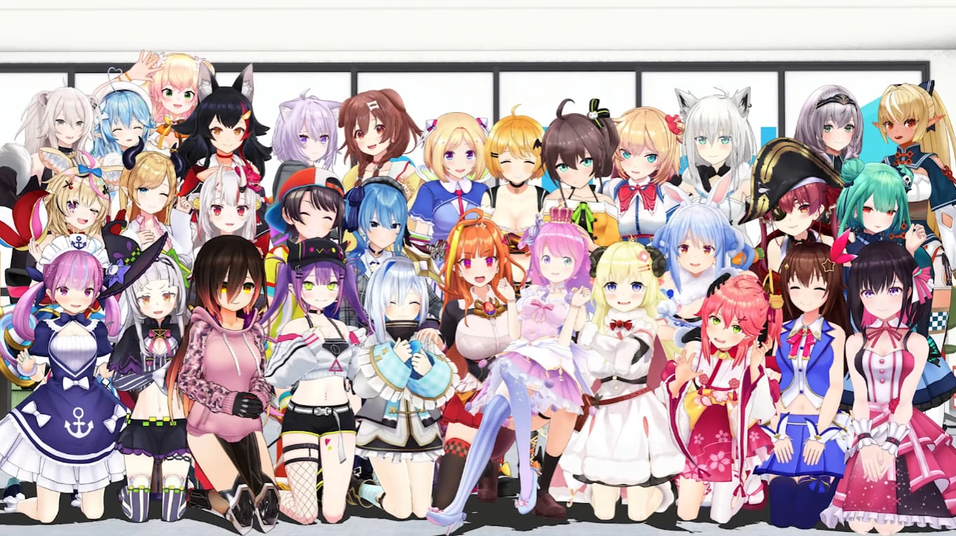 With every hololive member up to the 5th gen