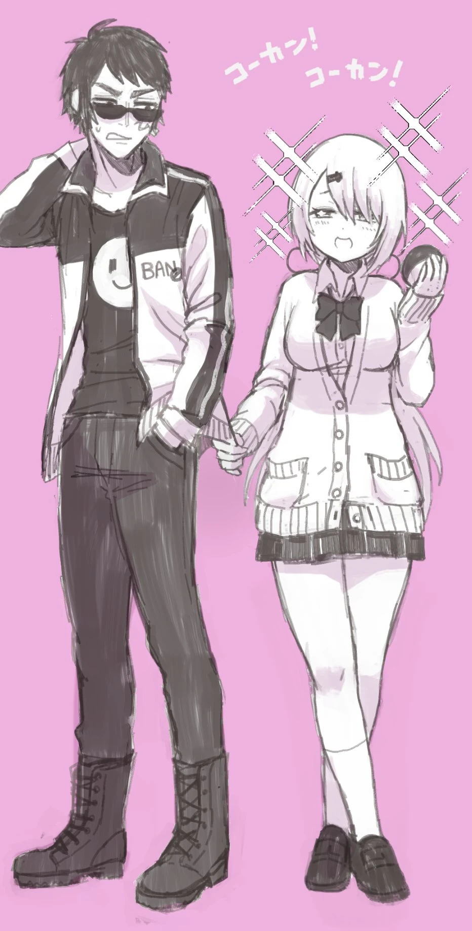 Tenkai Tsukasa and [[Shiina Yuika]]<br>by [https://twitter.com/yamanawosuke/status/1066835930391097345 Yamanawosuke]