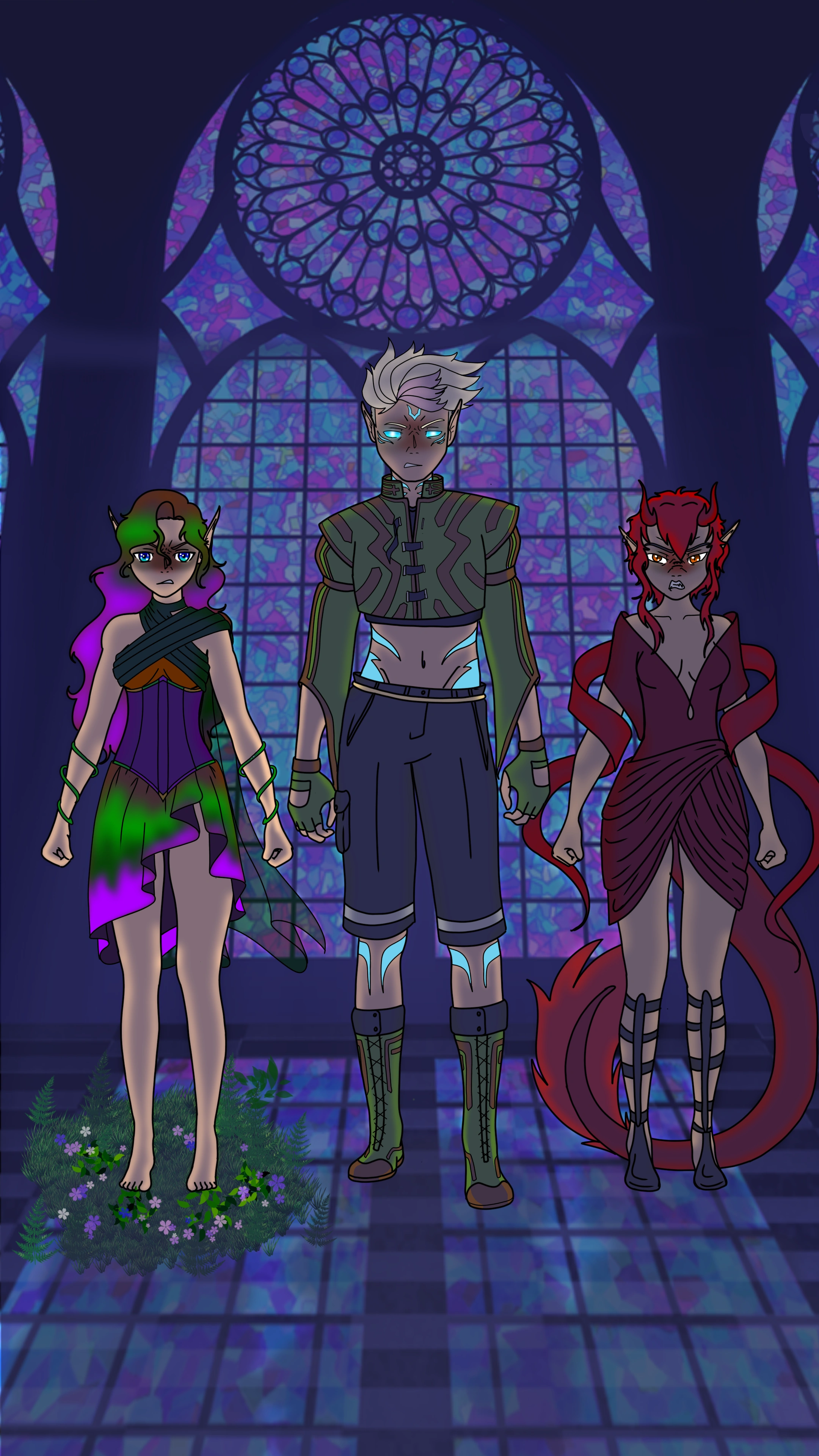 Afress, TD and Wystie Fanart by WysteriaBlayke