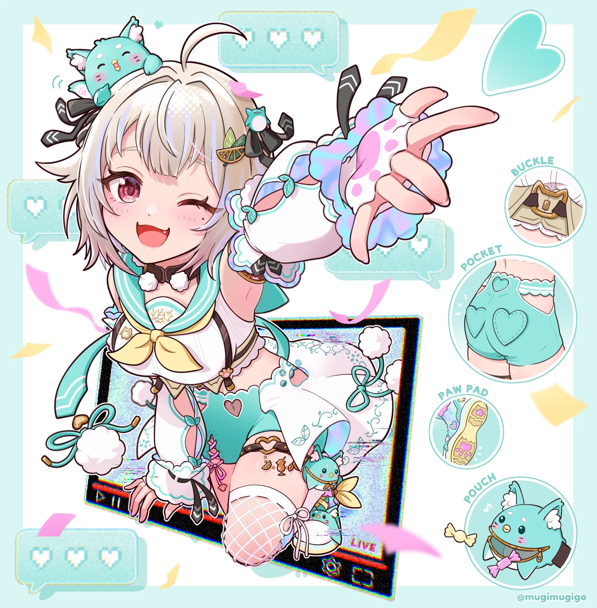 3D Celebration Illustration by Mugicha