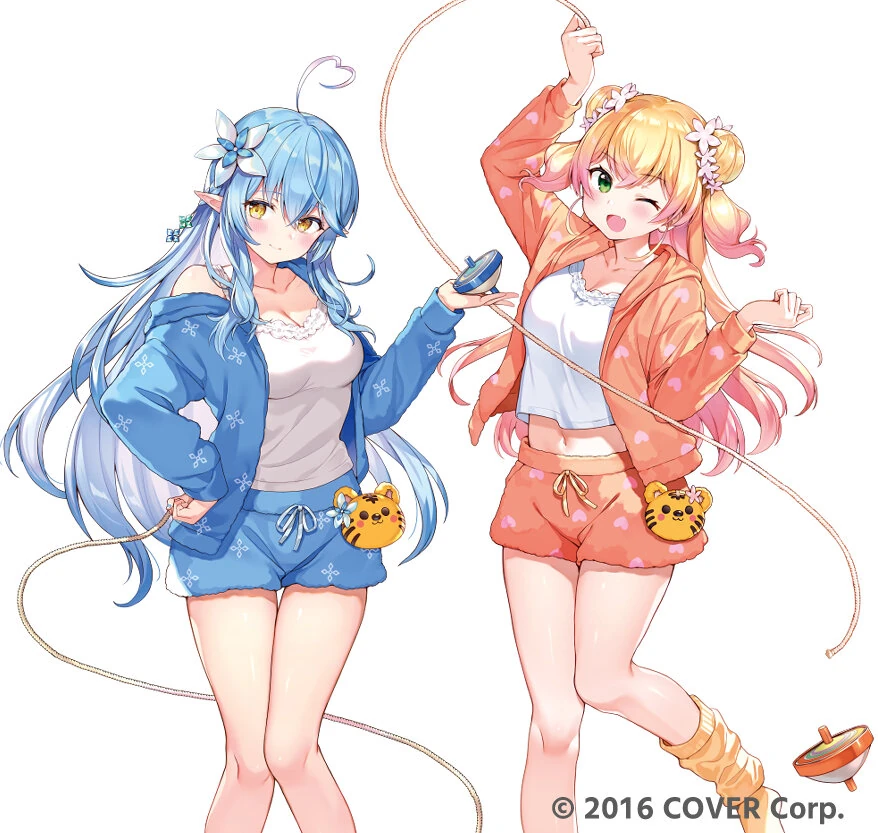 Japan Post x Hololive Collaboration Illustration