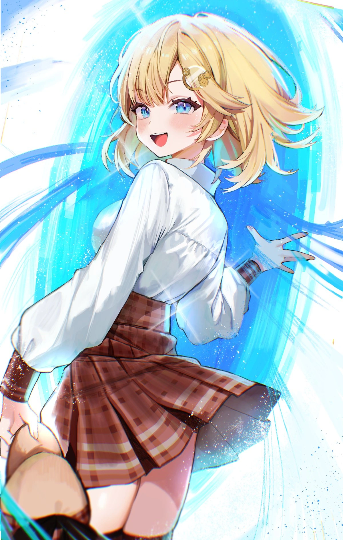 Watson Amelia "See you later, alligator!!! o7"