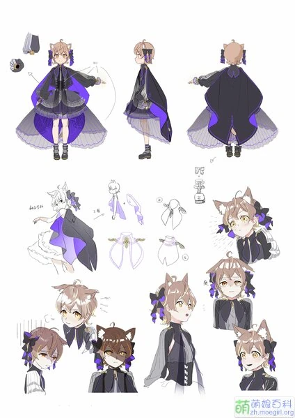 Annin Miru Yahoo 3D Model Gothic Lolita Concept Art <br> (by Nekoashi)