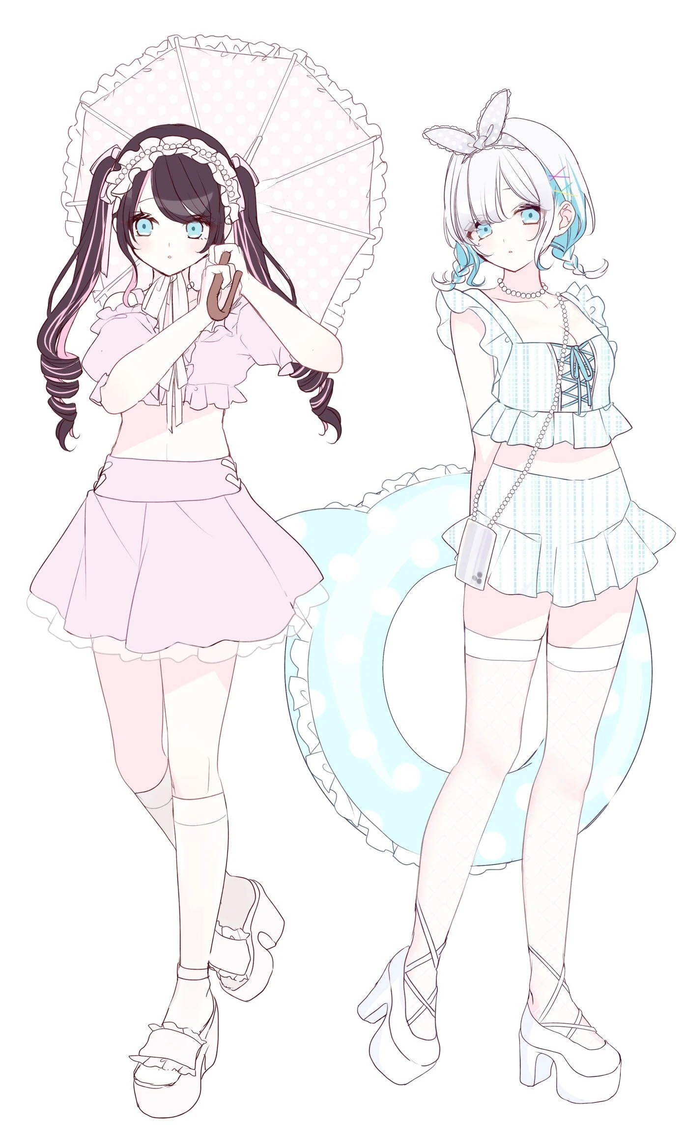 Kaga Sisters by [https://x.com/z3_cut/status/1689606196913922048 Misumi]