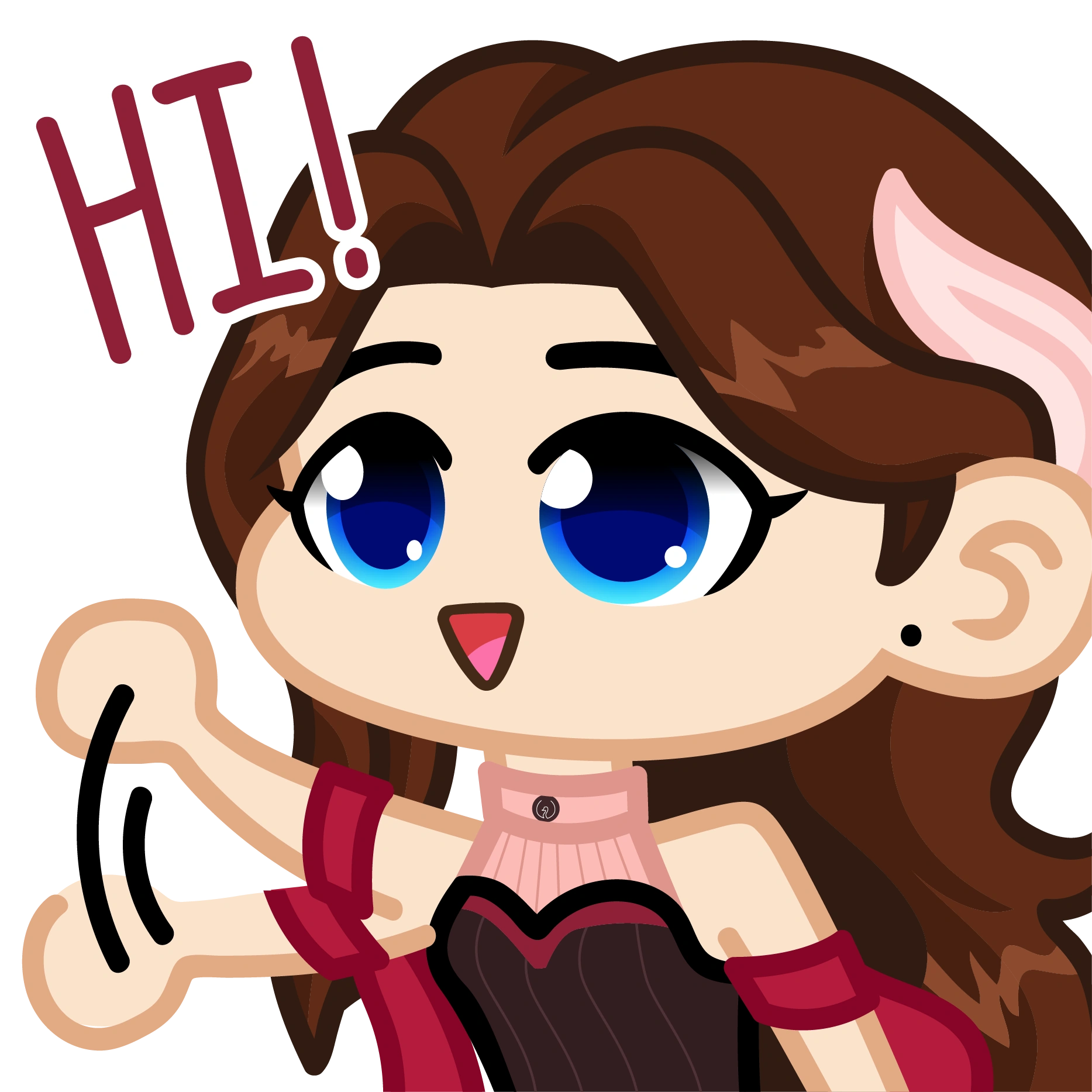 Kiara Agressively Waving