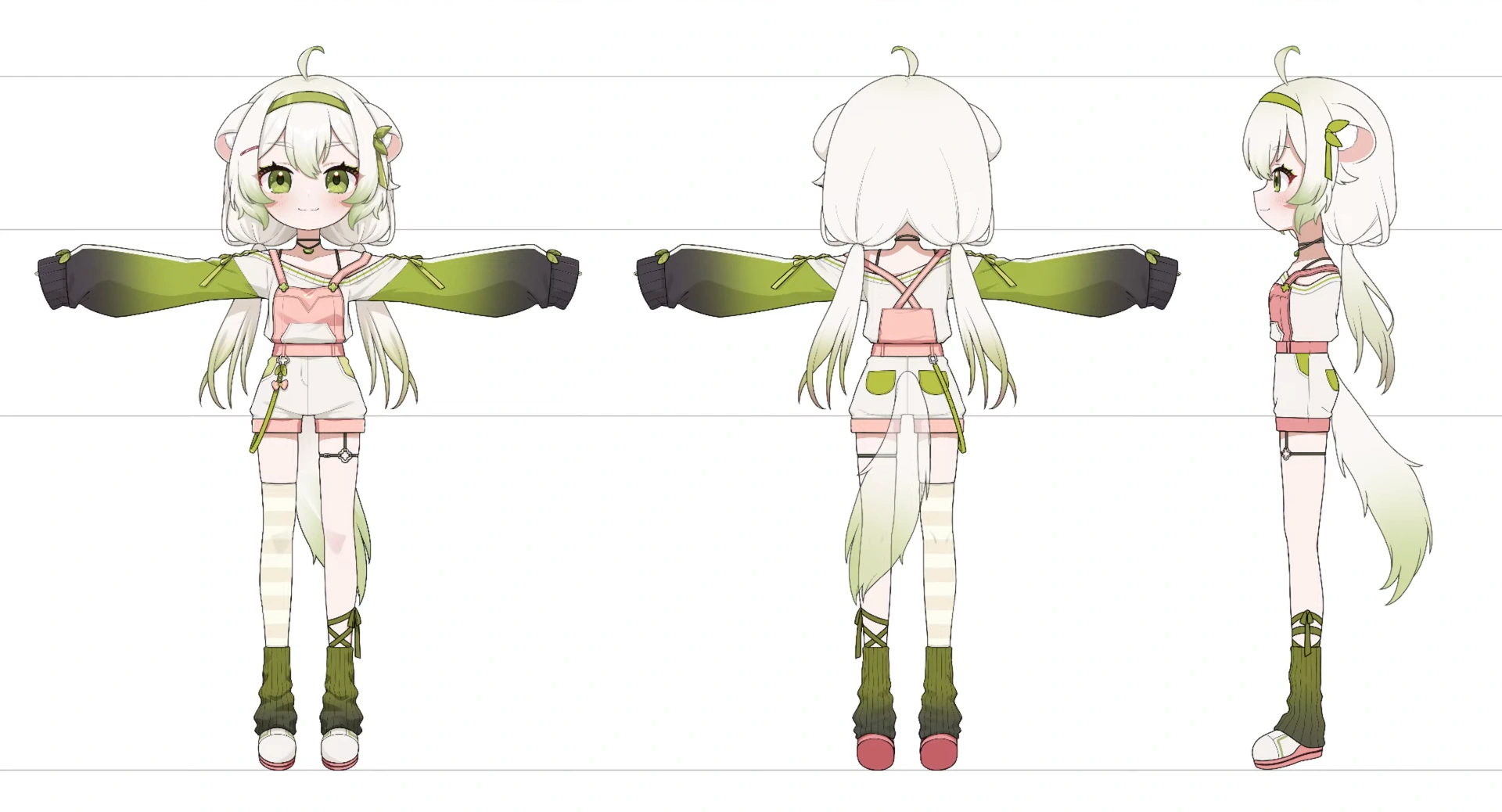 Semichibi Reference Sheet