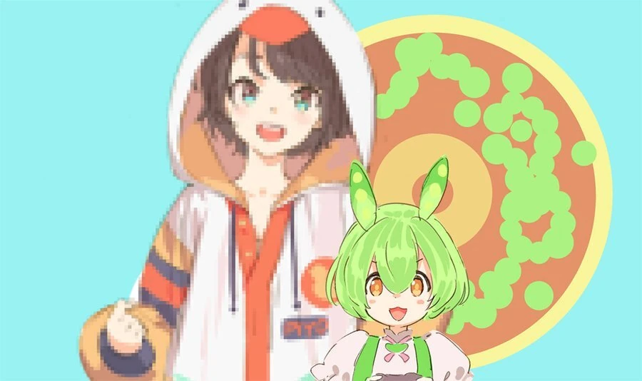 Subaru and Zundamon by pako