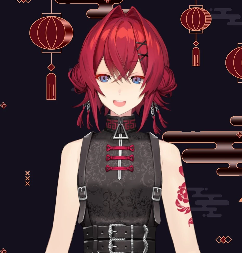 Chinese-Japanese and Western inspired Style Outfit Without Jacket