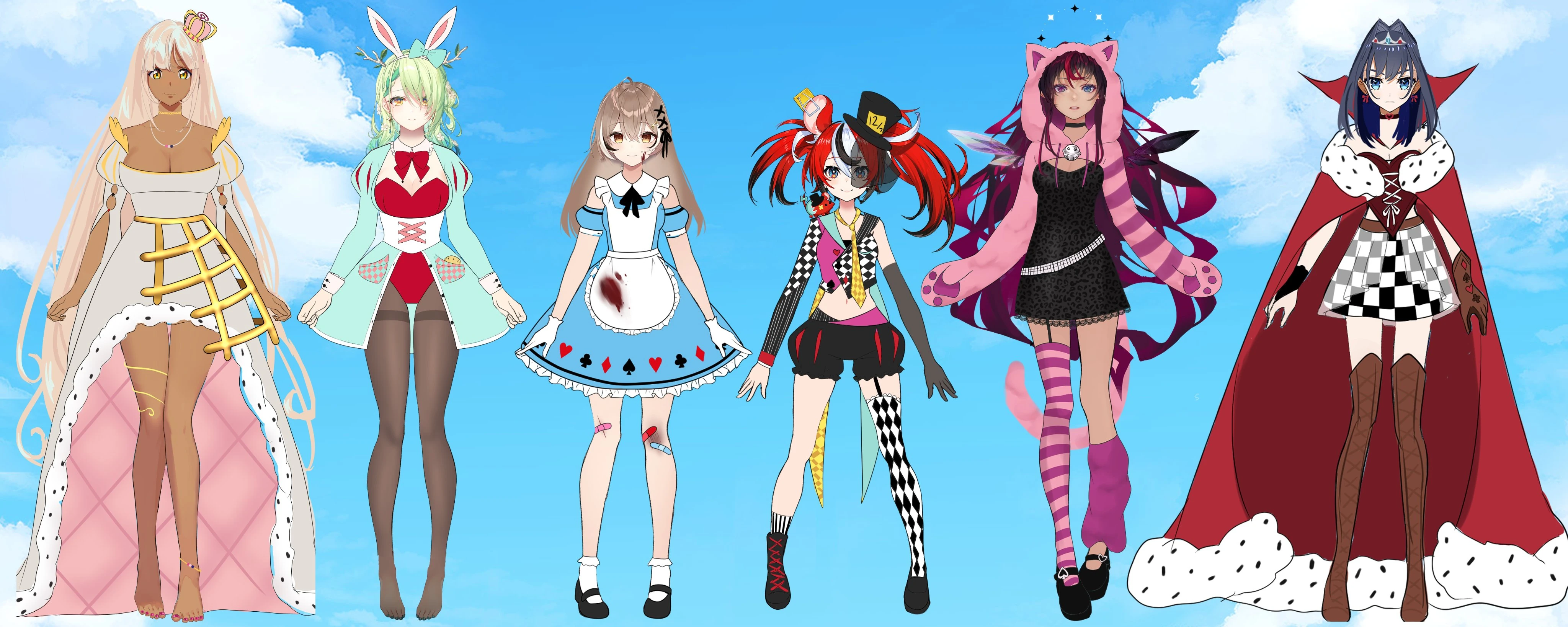 CouncilRyS Halloween Costumes inspired in Alice in Wonderland<br>by Ceres Fauna