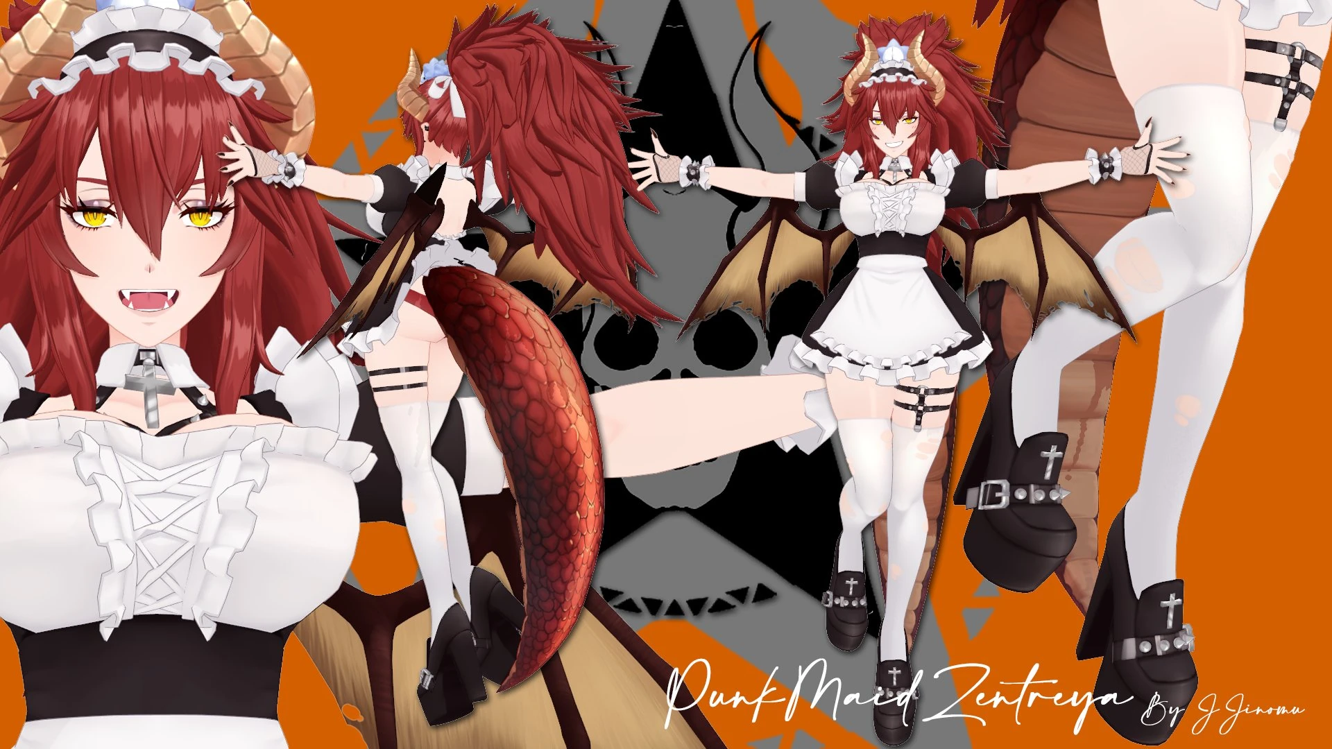Dragon Maid zen ref sheet by jjinomu