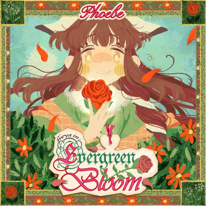 Cover art for Feebee's take on Freya's song "Evergreen Bloom"<ref>"Evergreen Bloom" Album by Phoebe - Bandcamp</ref>