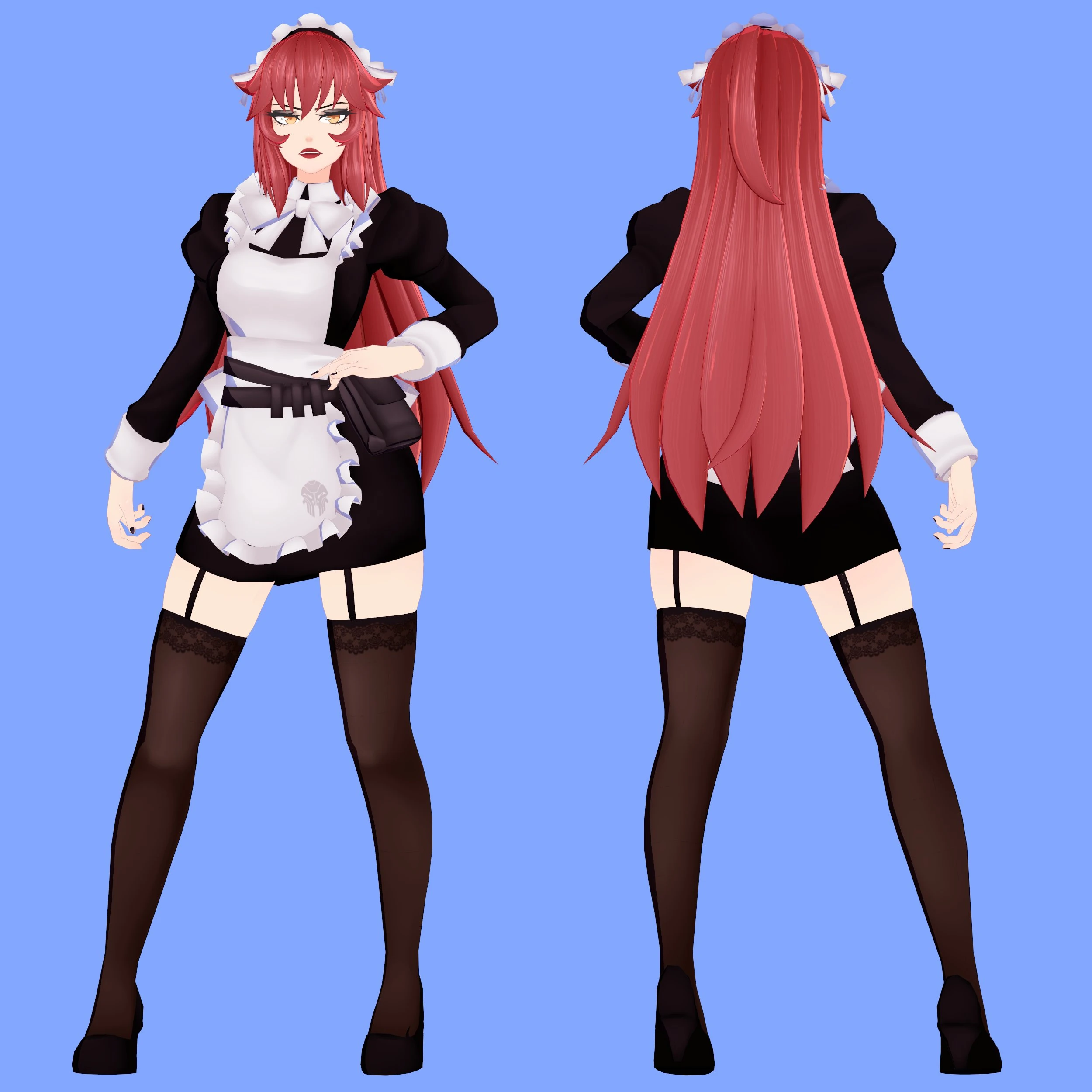 Maid Zen ref sheet by jjinomu