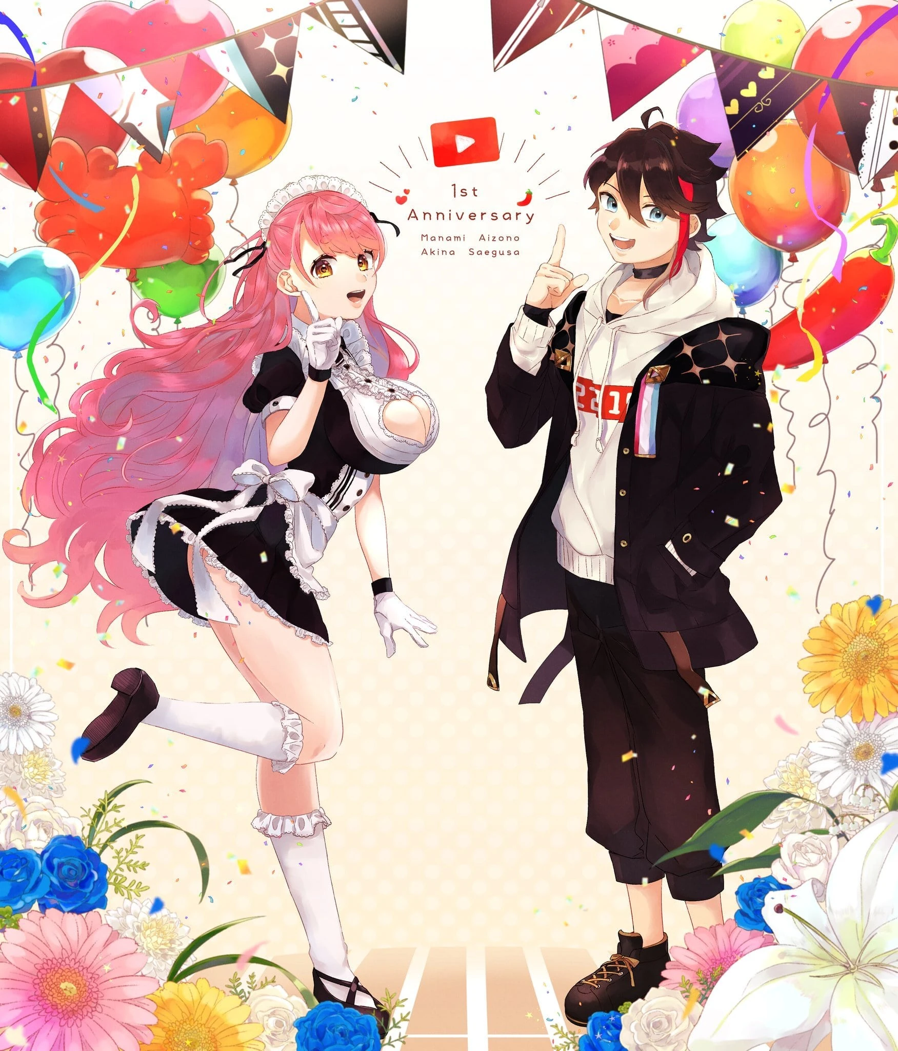 Crimson Snow Crab 1st Anniversary Illustration<br>by Harunpi