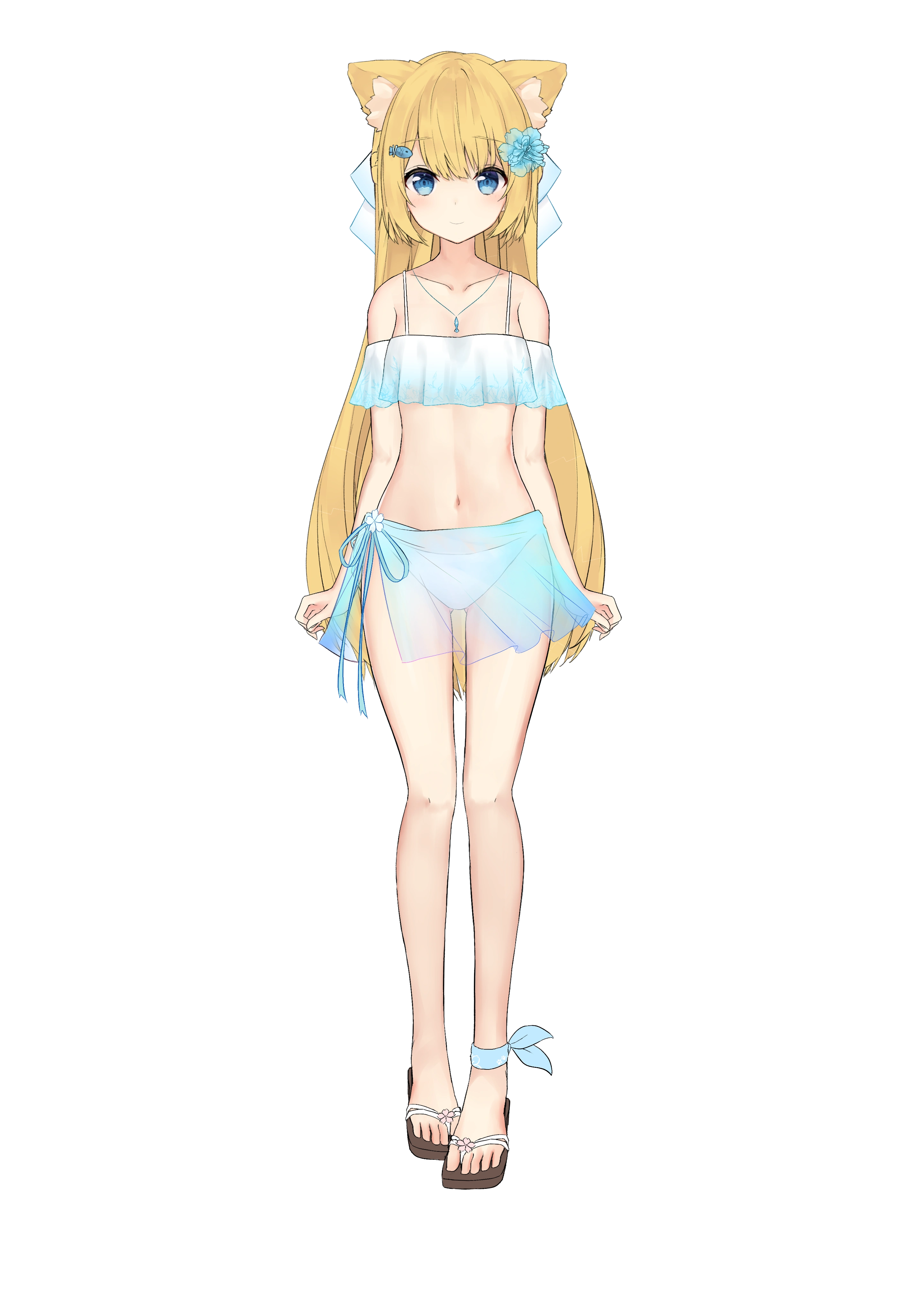 Blue Swimsuit