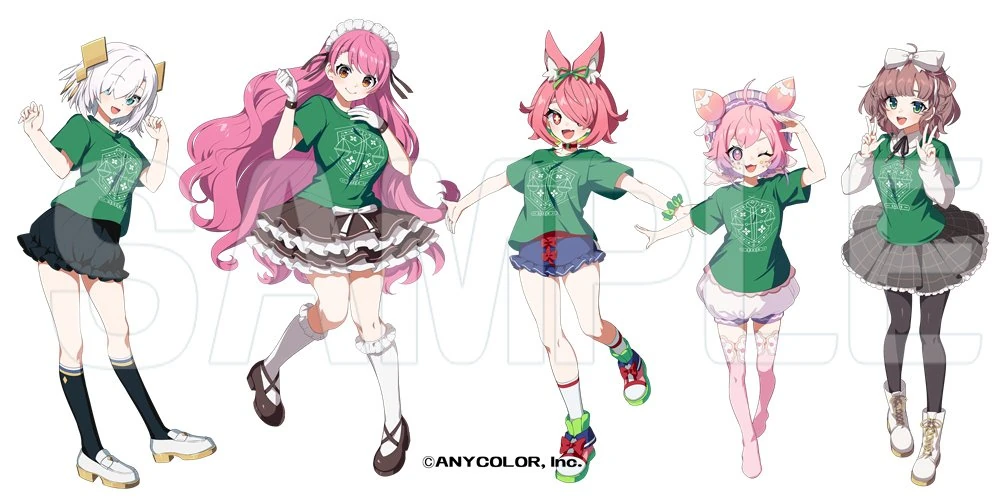NijiFes 2023 Green Class<br>Illustration by Ninahachi