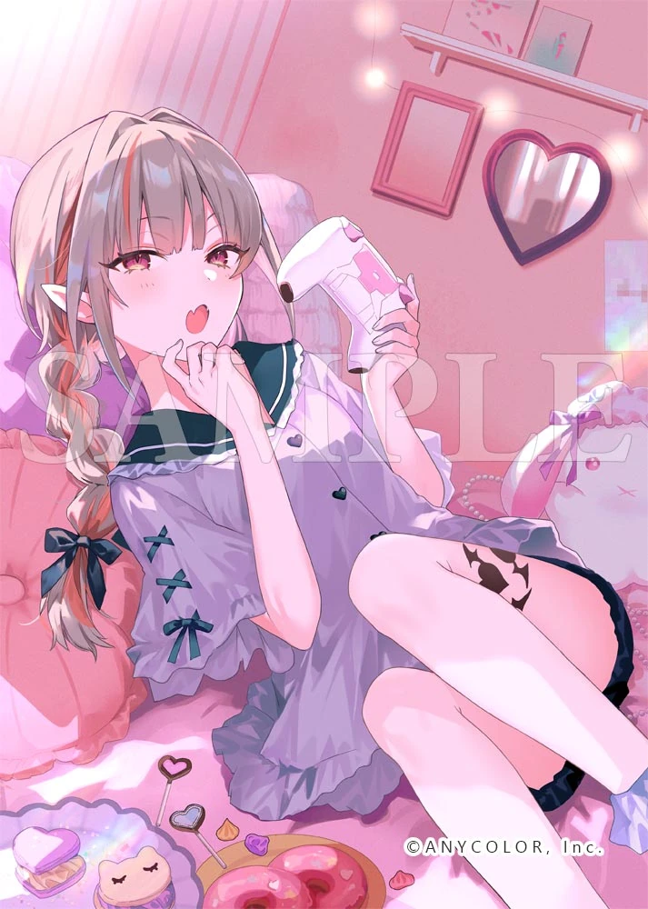 NIJISANJI Late Night Voice Illustration by Yosh Bana