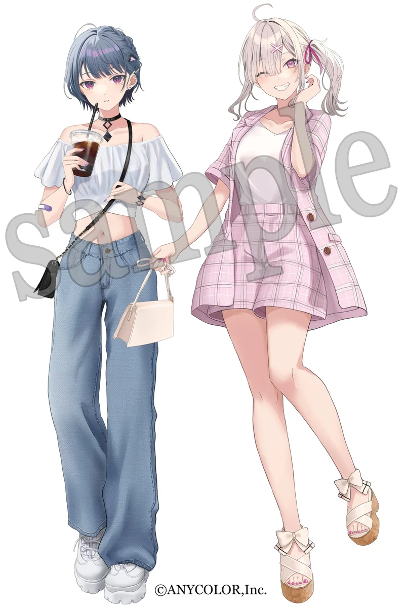 NIJISANJI Summer Date Goods Illustration by Hamu