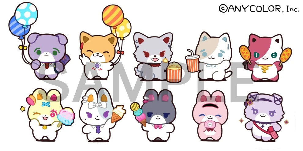 Nijitown x Tokyo Dome City Attractions Illustrations by Shimarisuya Kichi