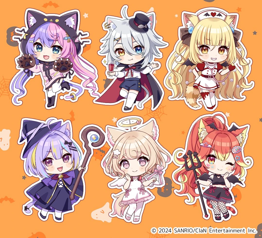 Nyantasia Halloween Voice 2024 SD Illustrations