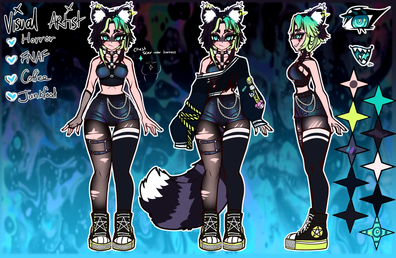 Gaki's old ref (showing her base form)