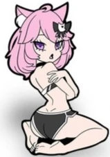 Swimsuit Nyanners Pin by CalMoray