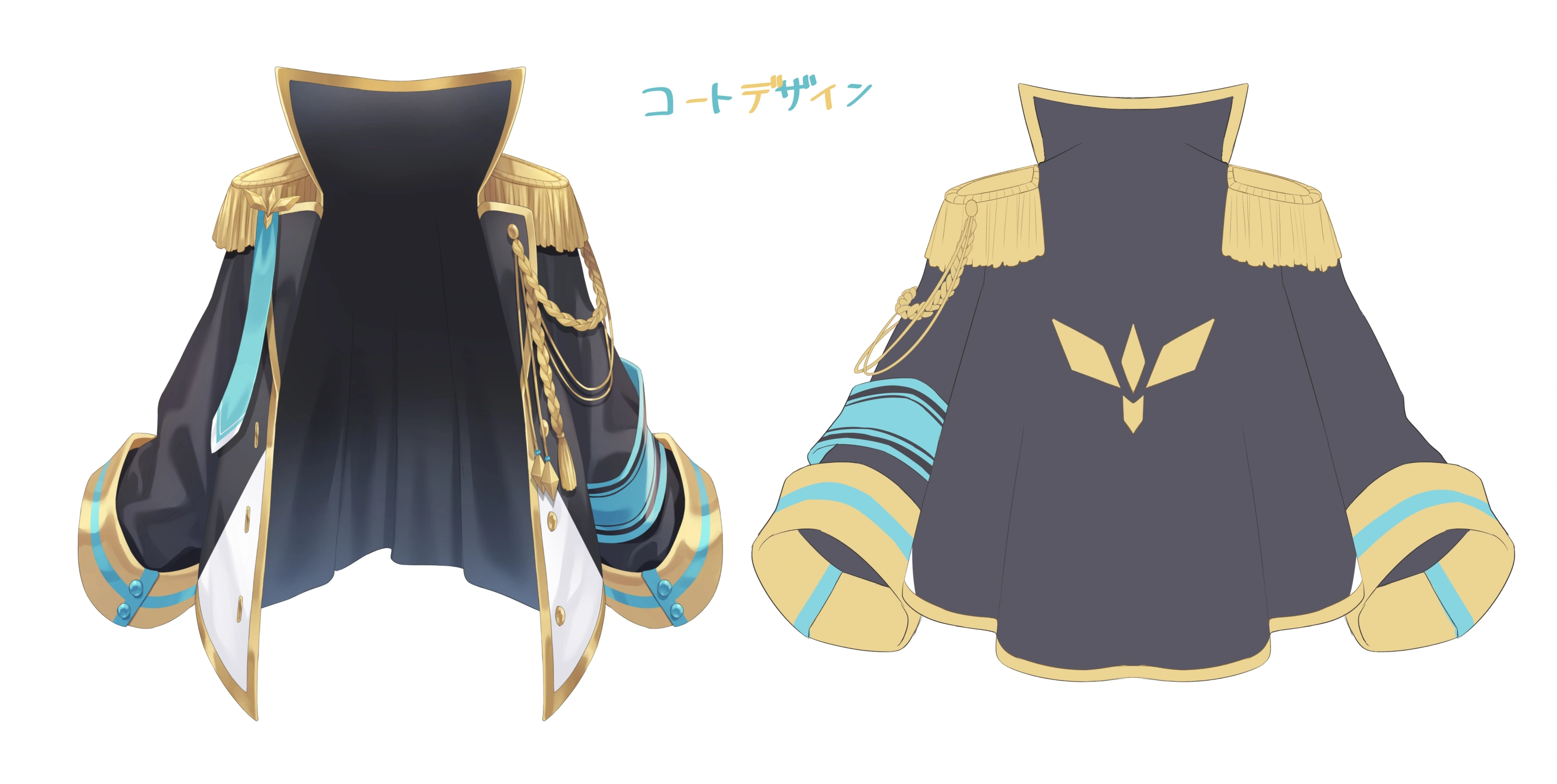 3D Debut Coat Reference