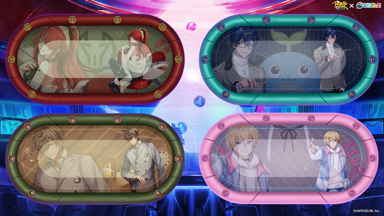 NIJISANJI × Poker Chase - Oliver-themed Table