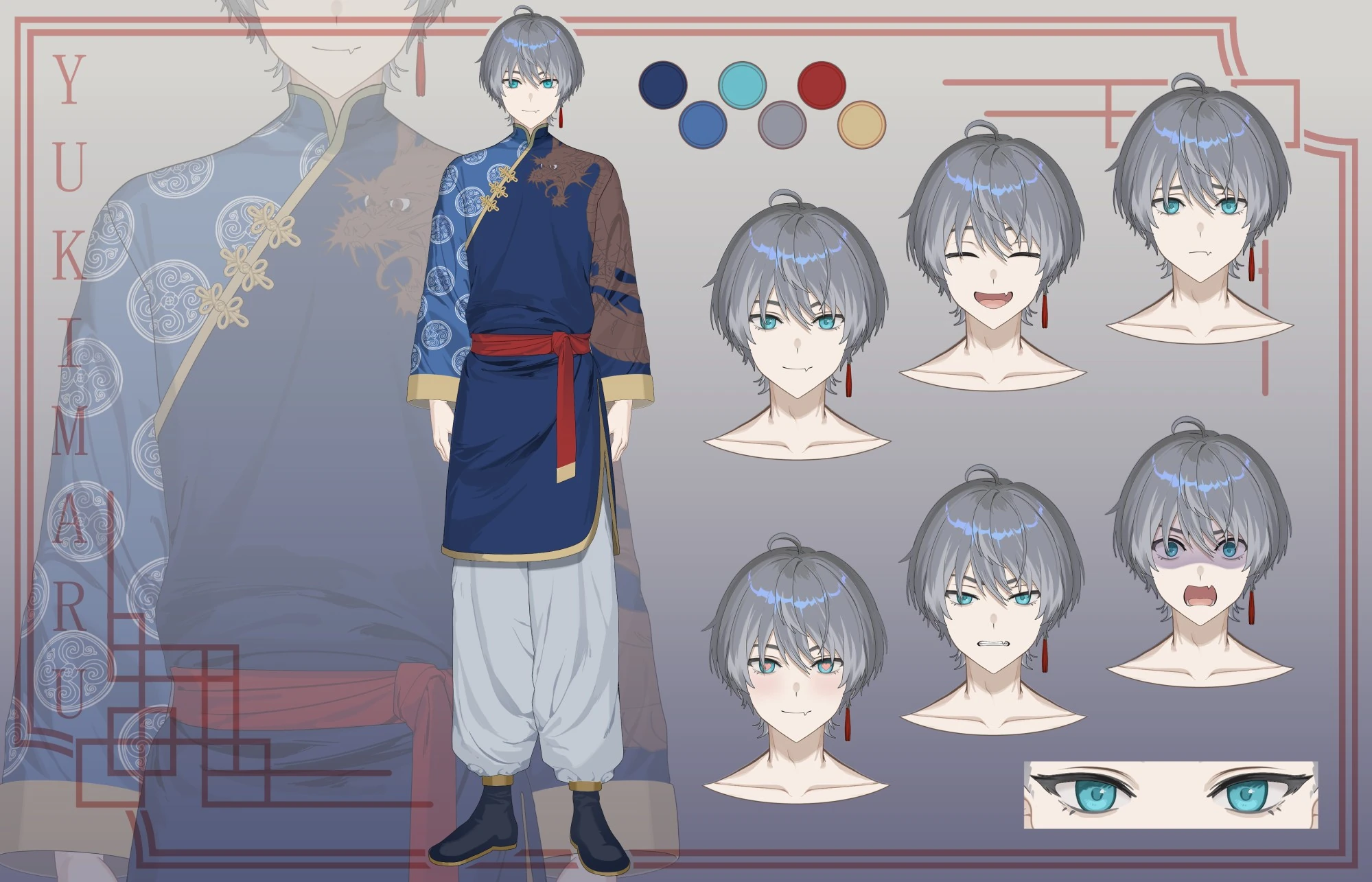 Yukimaru reference sheet