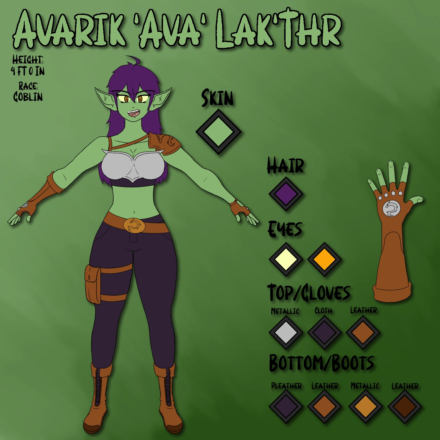 Avarik 'Ava' Lak'Thr Reference Image