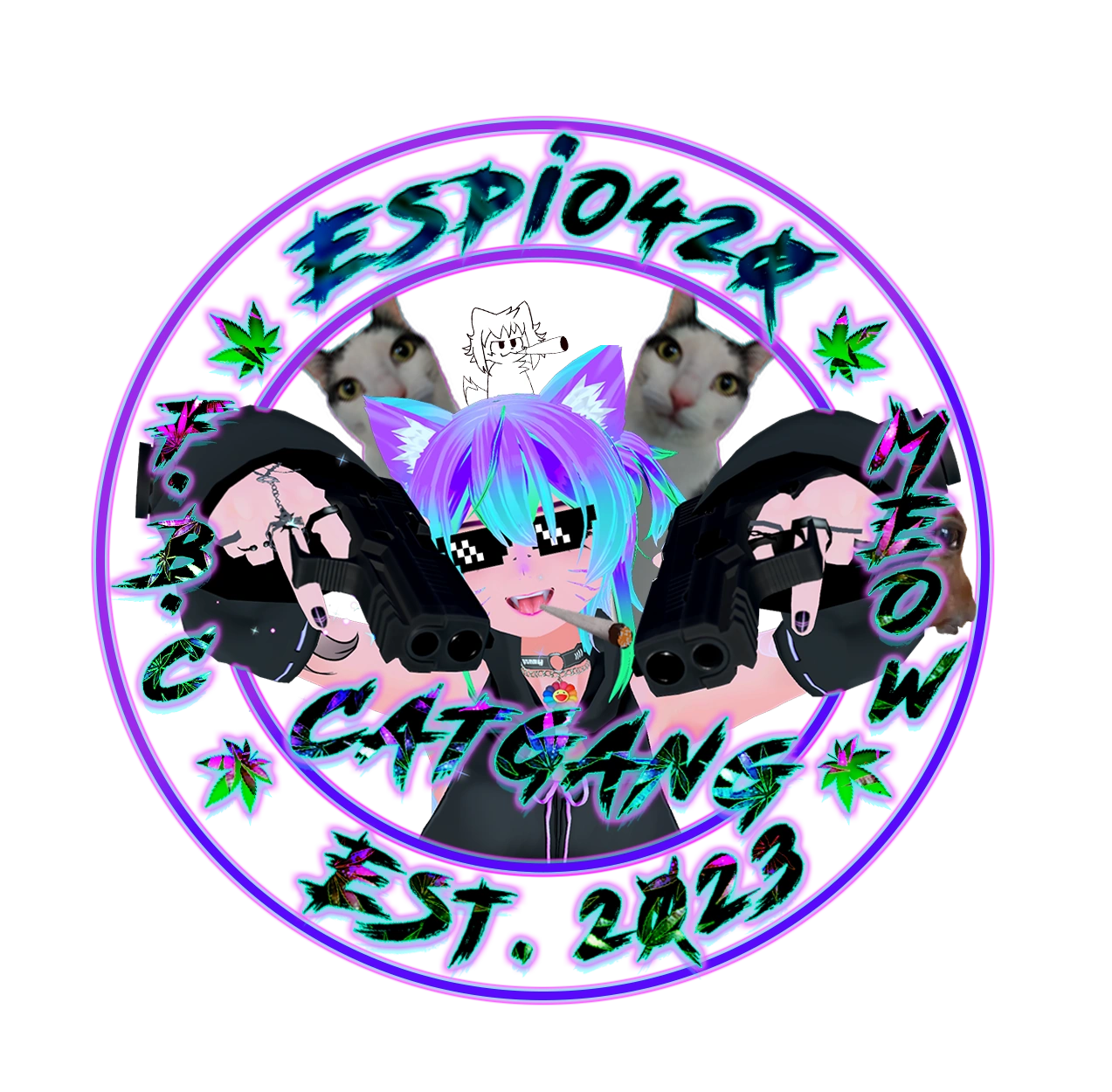 Said to be the 7th variation of Espi logos and the 4th iteration of the glorious Cat gang Insignia