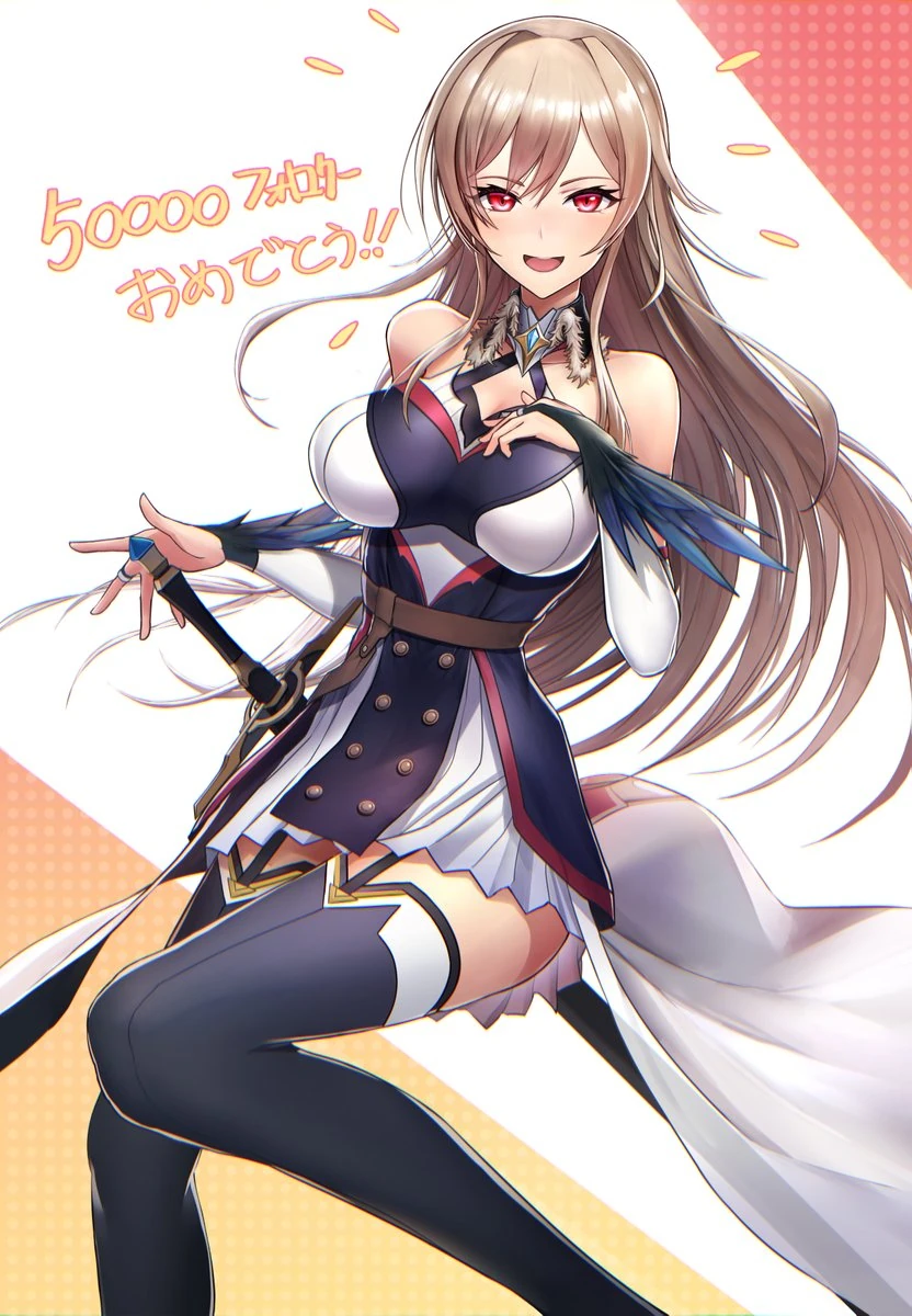 50,000 Subscribers Illustration<br>by Morichika Shuuto