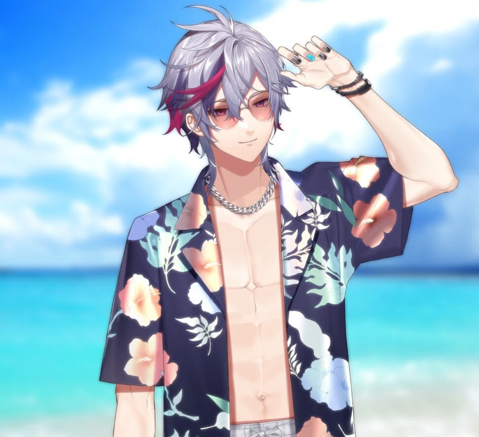 Summer Outfit Without T-Shirt and With Round Sunglasses