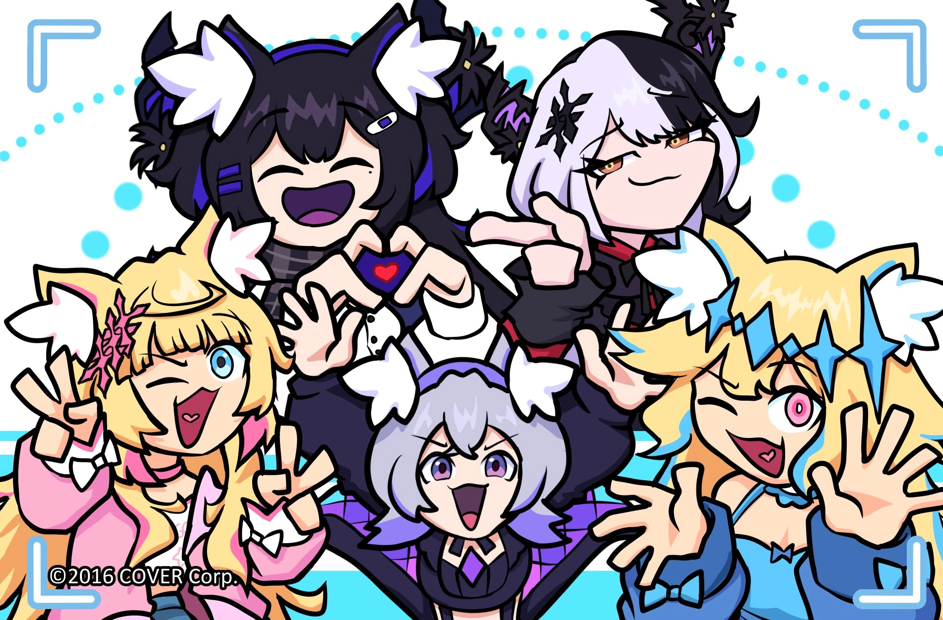 hololive English -Advent- Hairstyle Swap Illustration<br>by meuol