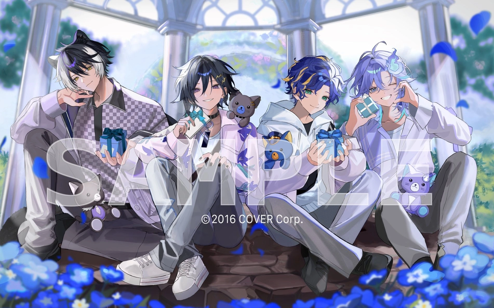 Holostars Valentine 2025 Goods Illustration by Rito