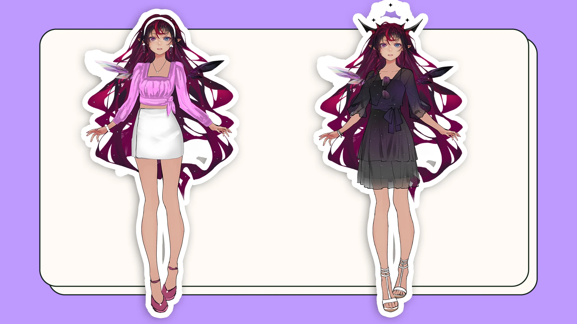 Summer Outfits<br>by Takanashi Kiara and Ninomae Ina'nis