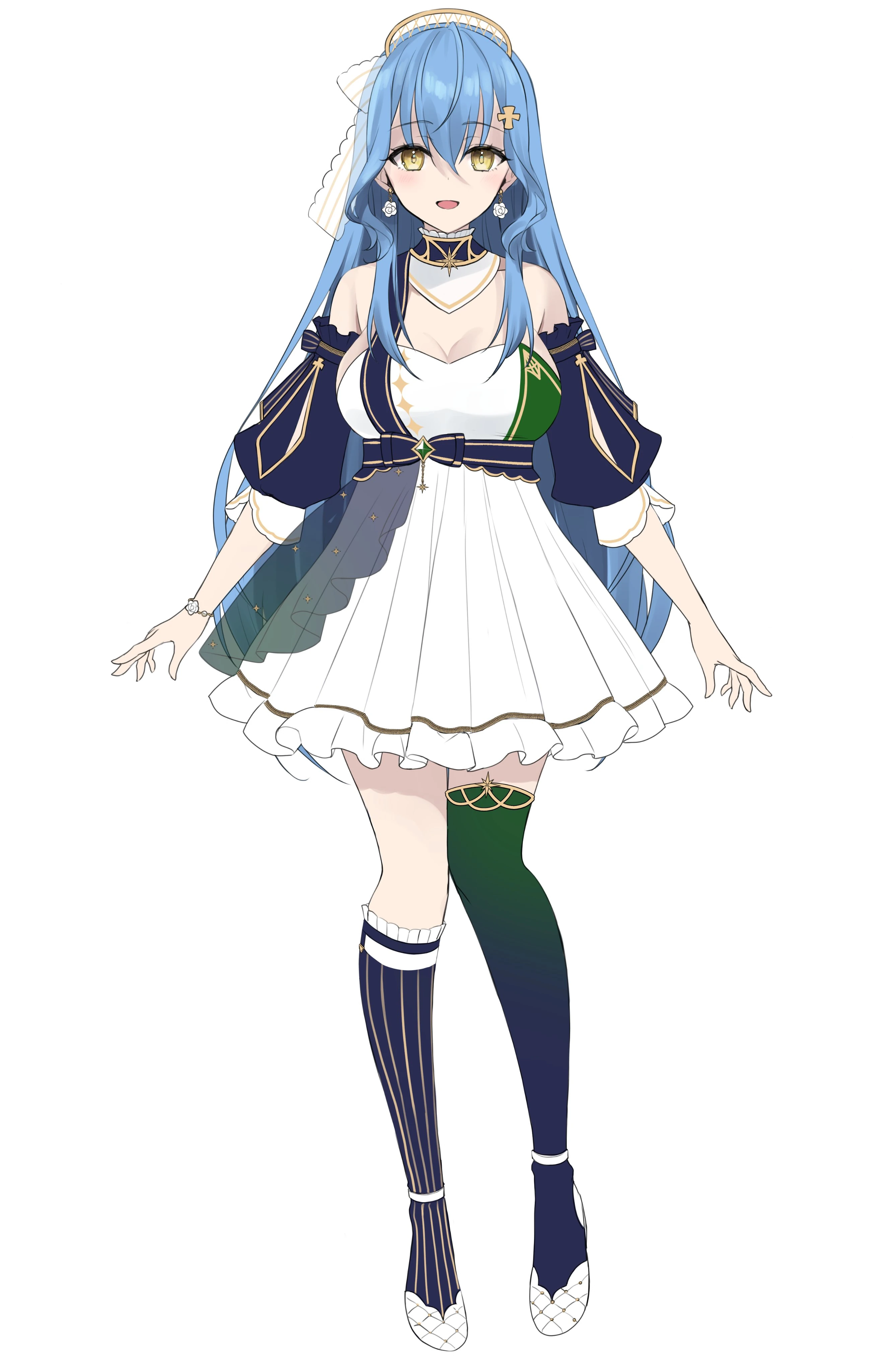 3D idol costume (Flat colored)