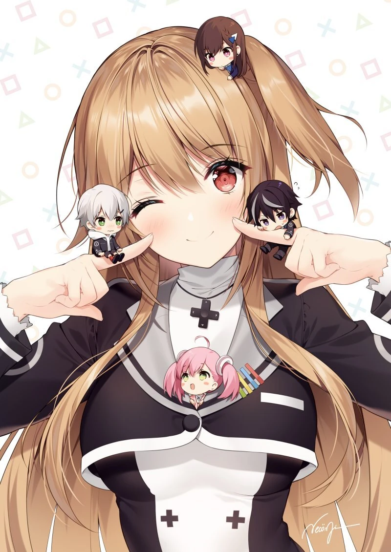 necomix5 Fanbook Cover Illustration<br>by [https://twitter.com/necomi_info/status/1065950146729398272 necomi]