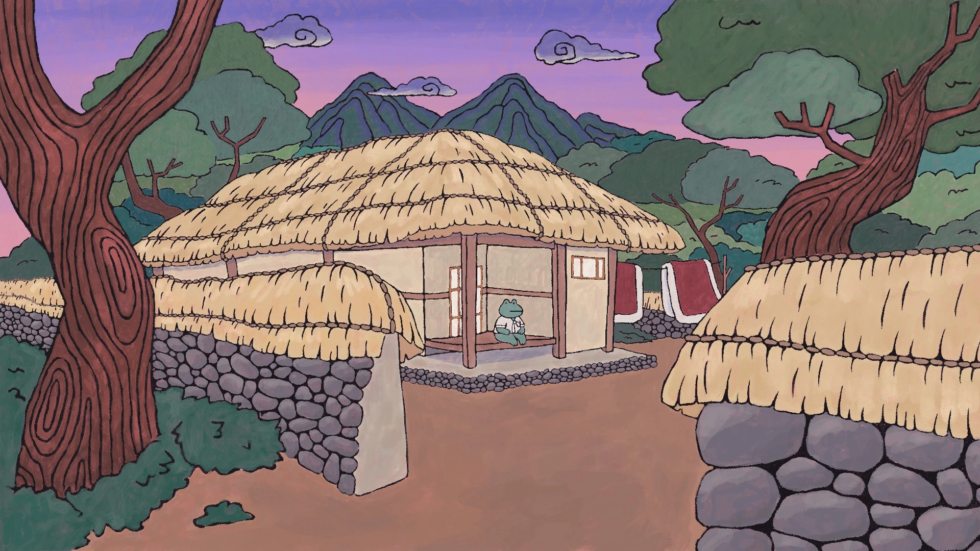 Ancestral folkhouse stream BG