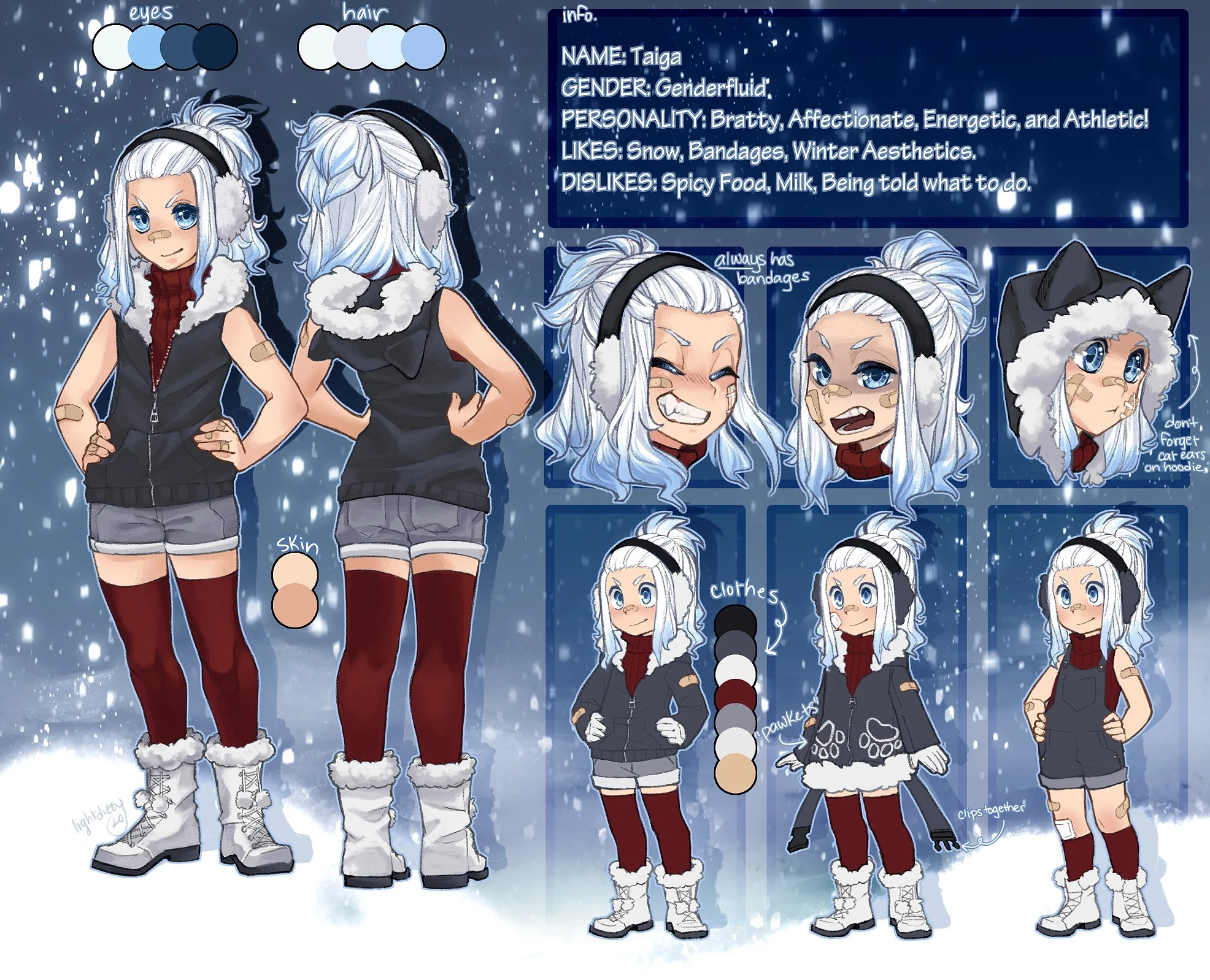 Angel Taiga Reference Sheet