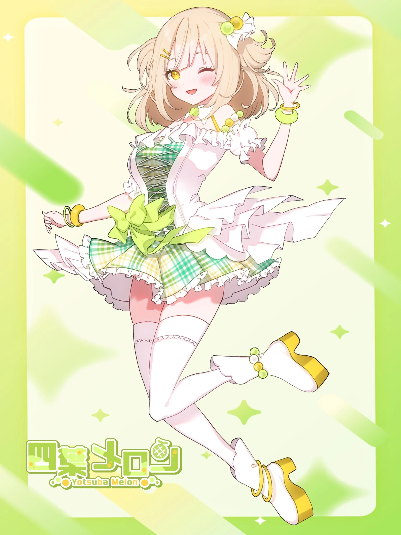 Yotsuba Melon illustration