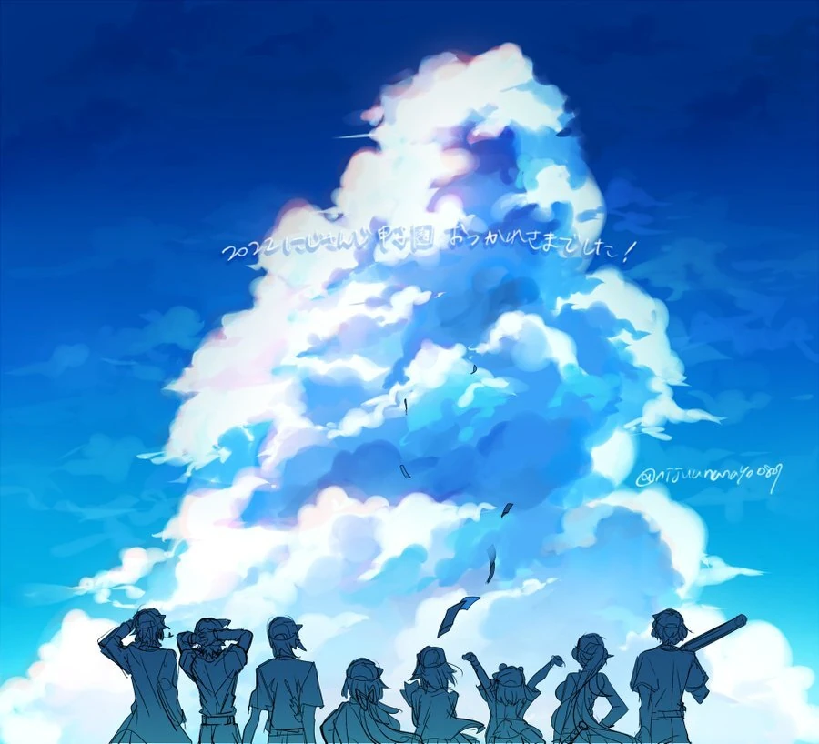 NIJISANJI Koshien 2022 Illustration<br>by Ninahachi