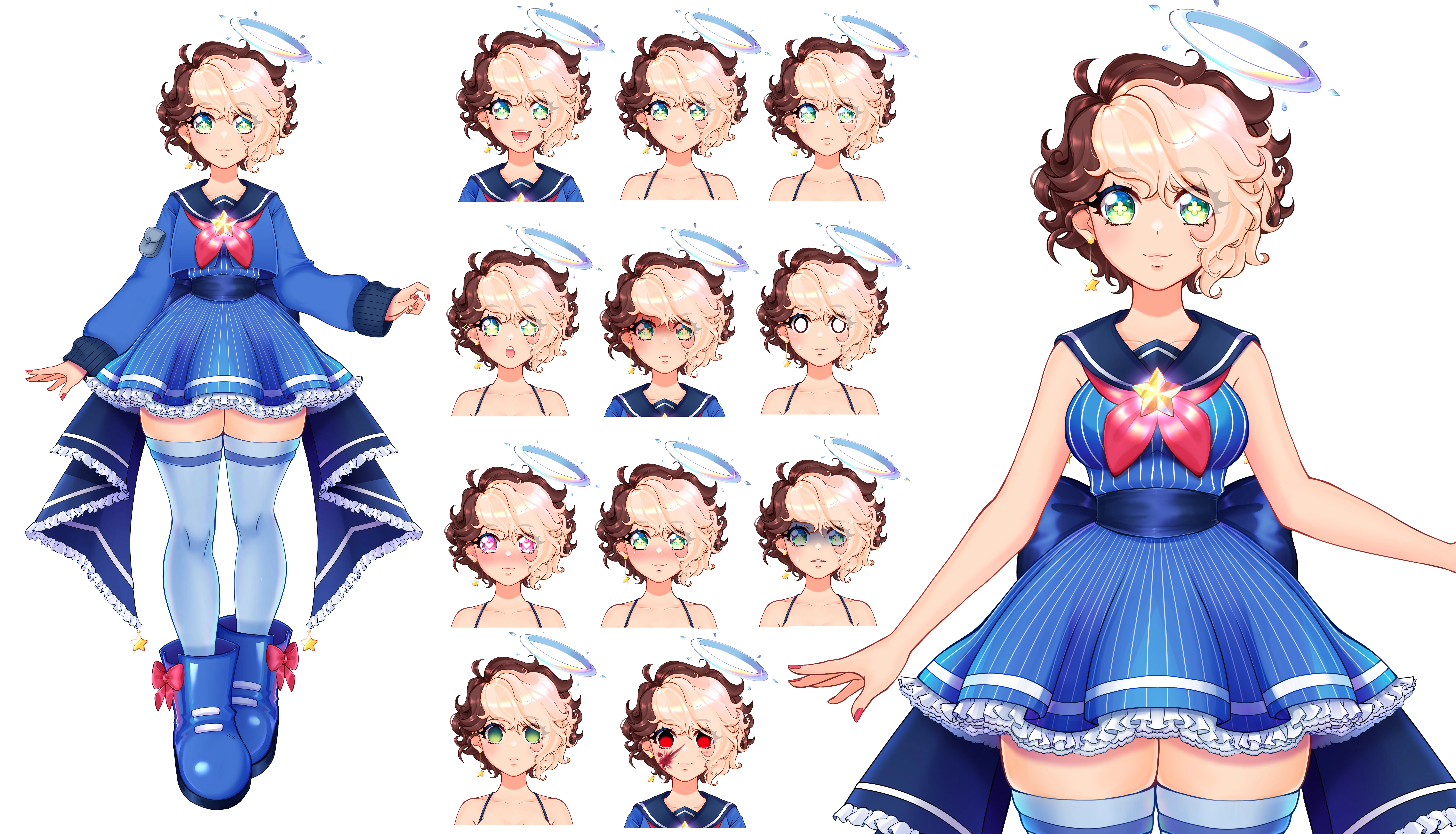 Main Live2D (Rainy 2.0)<br>Art + Rig by Krimchii