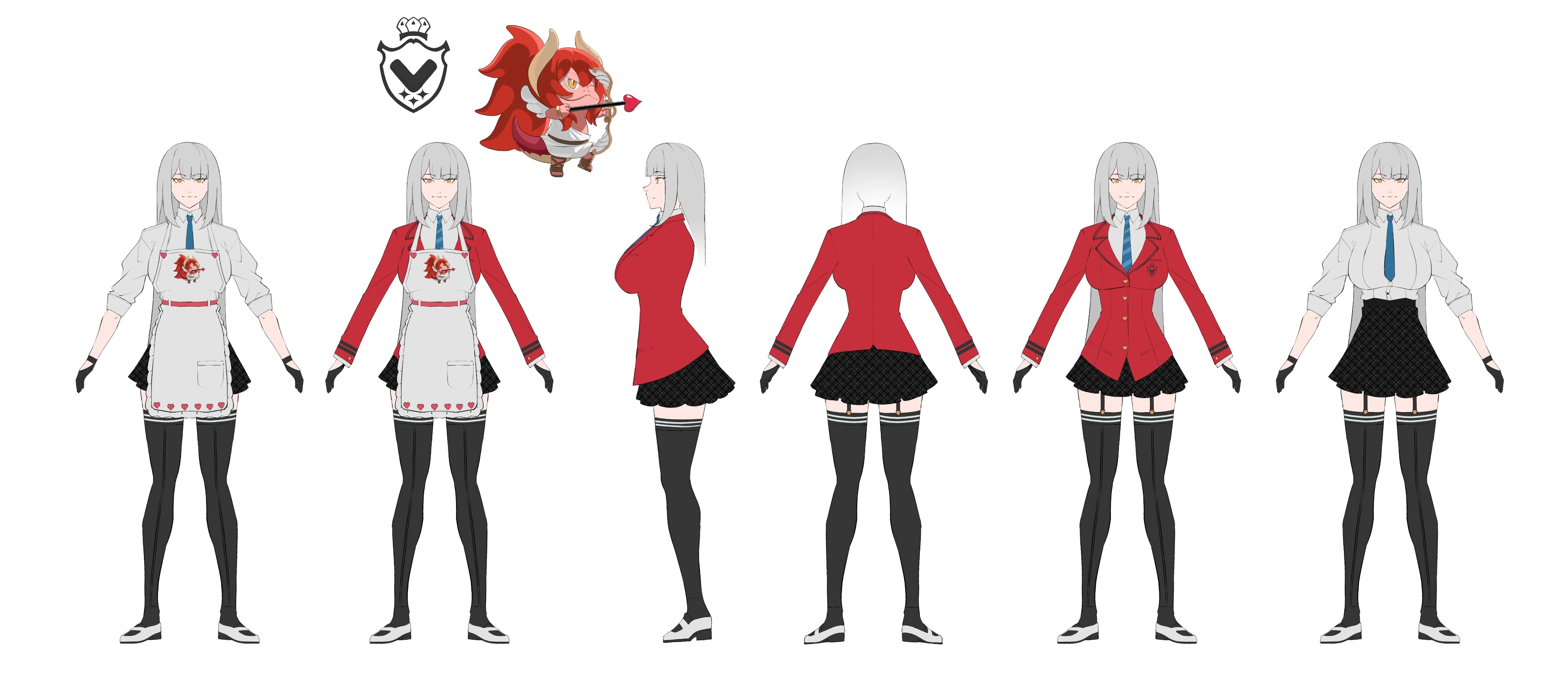 Zentreya Valentines Day Outfit 2024 Final Concept by KuroiEnpitsu
